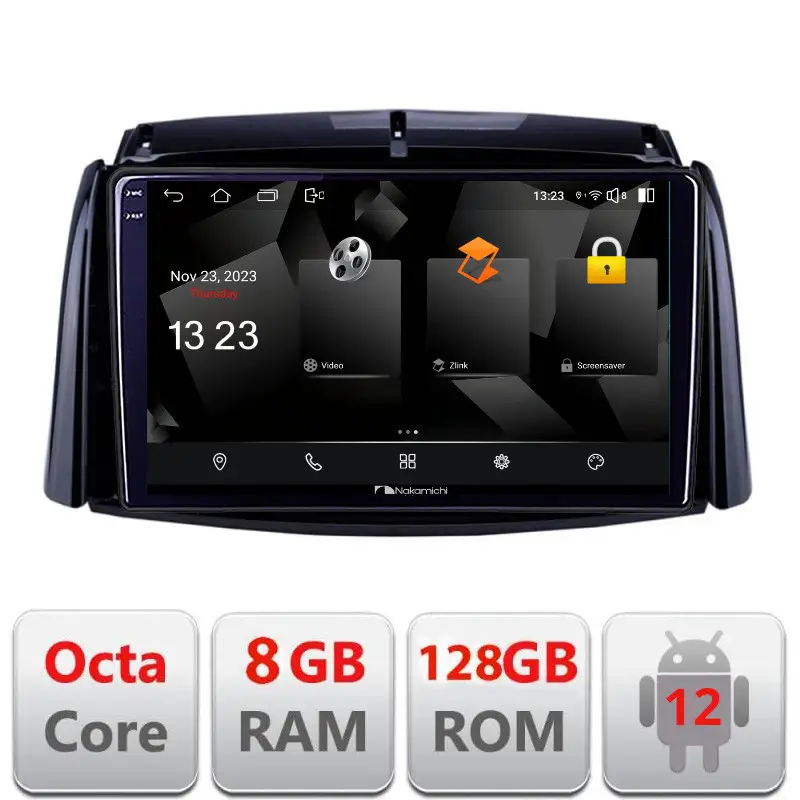 Navigatie Android Renault Koleos 2009-2016, 2K QLED, 8GB RAM, 128GB Retur gratuit