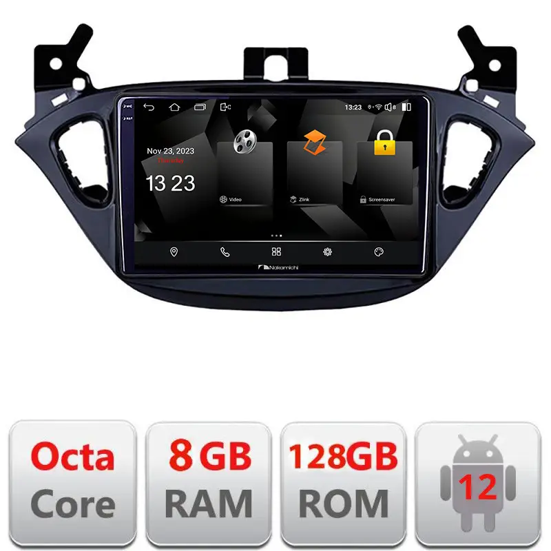 Calitate înaltă Navigație Opel Corsa E 2013-2018 Android 12, 8GB RAM, 128GB, 2K QLED