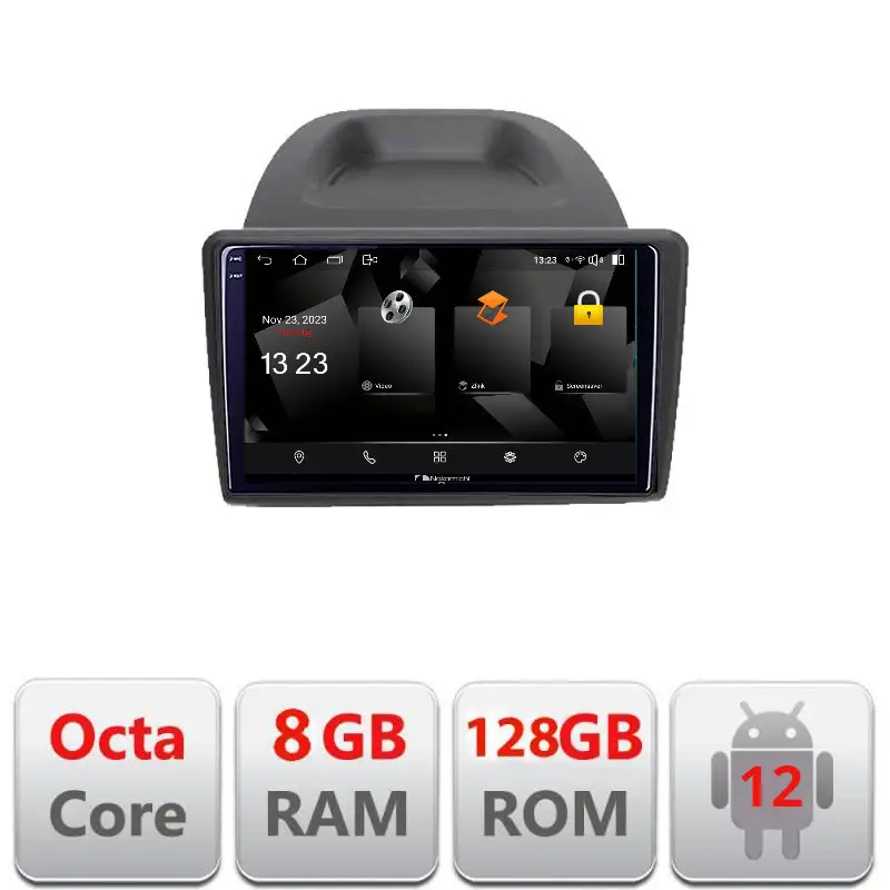 Navigatie Android Ford Fiesta 2012-2018, 2K QLED, 8GB RAM, 128GB Cel mai bun preț
