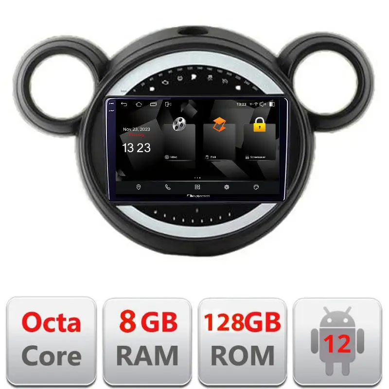 Navigație Mini Cooper 2009-2015 CIC Android 12 2K QLED 8GB+128GB Preț promoțional
