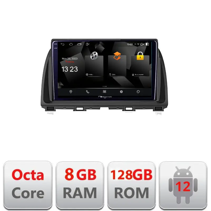 Navigatie Mazda CX-5 2012-2016 Android 12, 8GB RAM, 128GB, 2K QLED Expediere rapidă