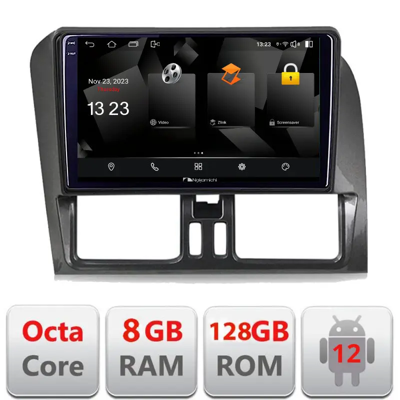 Cumpărături sigure Navigatie dedicata Volvo XC60 2014-2018 Android 8GB RAM 128GB QLED