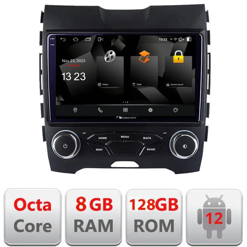 Navigatie Android Ford Edge 2015-2021 Midline 2K QLED 8GB RAM 128GB Ofertă exclusivă