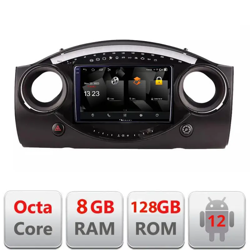 Navigatie Mini Cooper 2004-2006 Android 12 Octa Core 8GB RAM 128GB QLED Reduceri