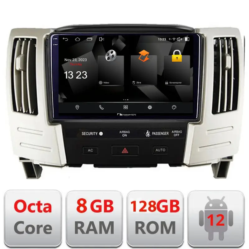 Navigație Android Lexus RX300 2003-2008, 2K QLED, 8GB RAM, 128GB, 4G Chilipir