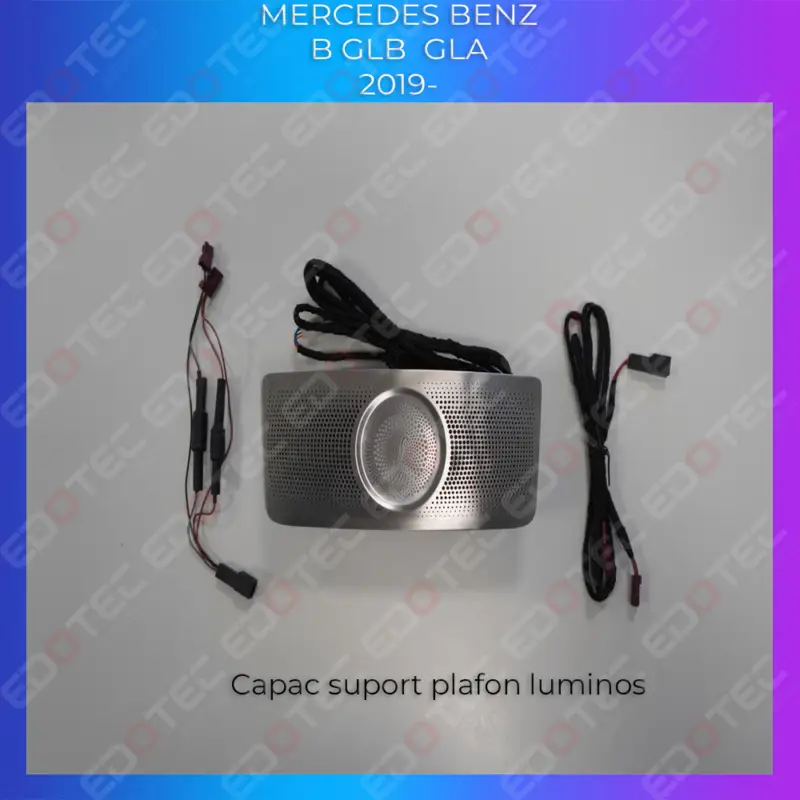 Capac plafon cu lumini ambientale Mercedes B, GLB, GLA, control OEM sau telefon Premium