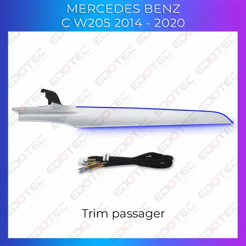Popular Lumini ambientale trim pasager față Mercedes C W205 și GLC X253