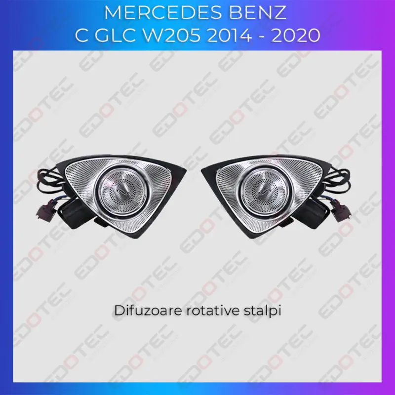 Bestseller Lumini ambientale cu difuzoare rotative pentru Mercedes C W205, control OEM