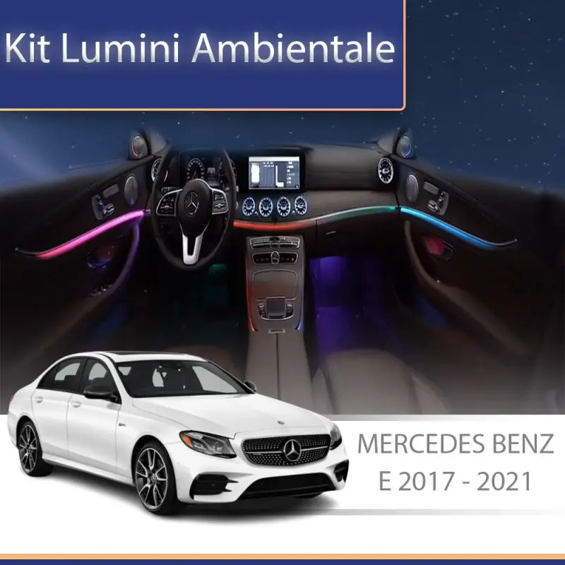 Transport gratuit Kit lumini ambientale Mercedes-Benz W213 pentru bord si boxe, control telefon