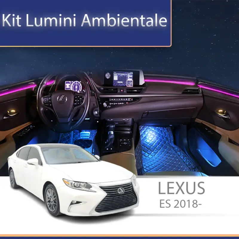 Kit lumini ambientale Lexus ES 2018-2023, control telefon sau sistem original Ieftin