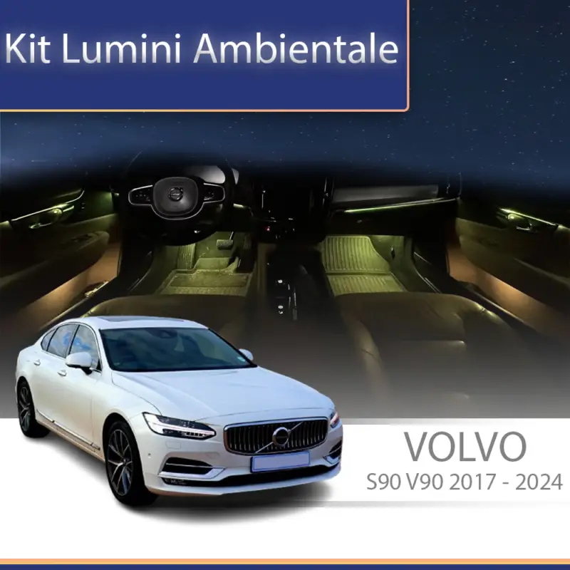 Kit lumini ambientale Volvo S90/V90 2017-2022 cu control din telefon Nu rata