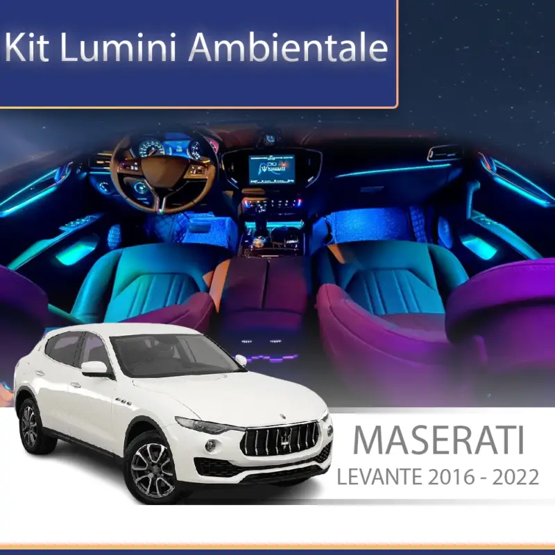 Reduceri Kit lumini ambientale Maserati Levante 2016-2022, control telefon