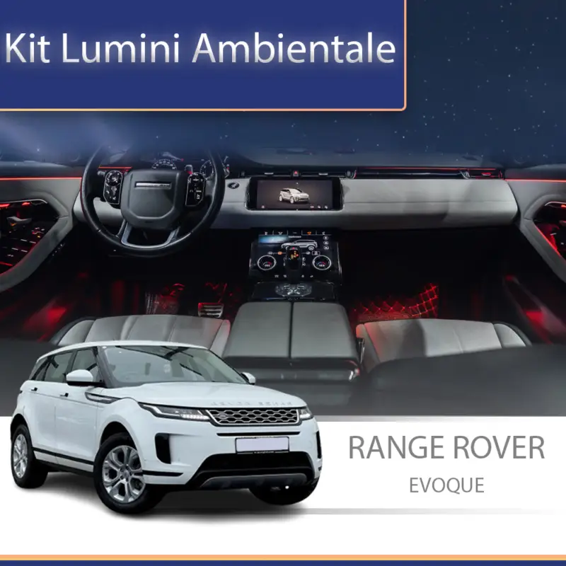 Super ofertă Kit lumini ambientale Range Rover Evoque 2013-2022, control telefon/OEM