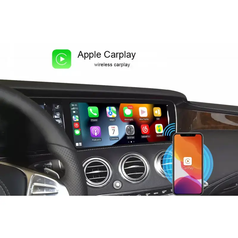 Chilipir Modul Android Mercedes S-Class W222 NTG5.5 cu CarPlay, Android Auto si 4G