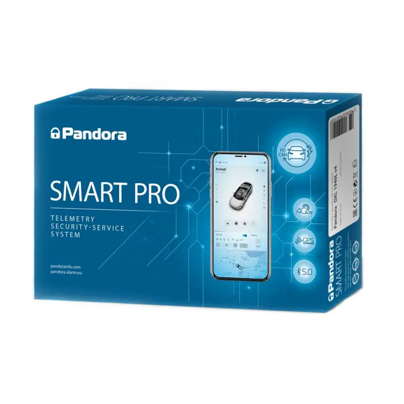 Popular Alarma auto Pandora Smart Pro v4 cu 4G, GPS precis, Bluetooth si FD-CAN