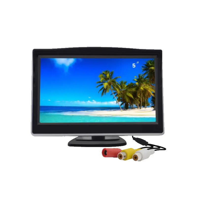 Monitor auto 5 inch pentru camera de mers inapoi, alimentare 12V Plată securizată