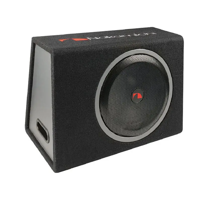 Subwoofer auto activ Nakamichi 12 inch, 2400 W max, 350 W RMS Noutate