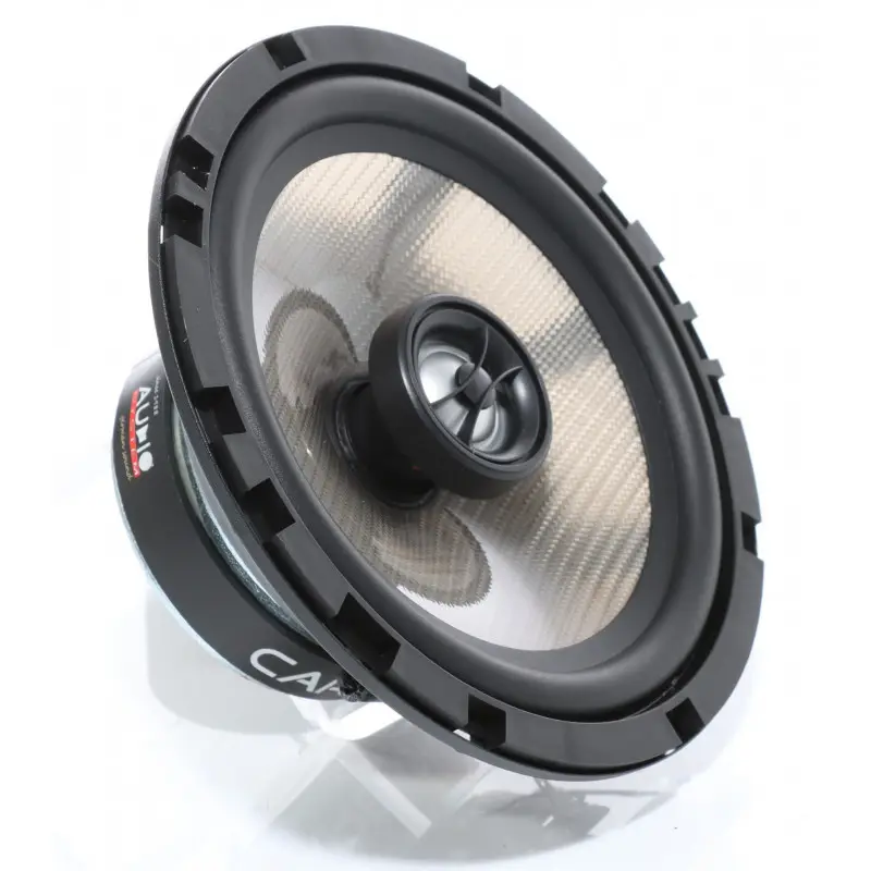 Disponibil imediat Set 2 difuzoare coaxiale auto Audio System Carbon 165, 165 mm, 70W, 4 ohmi