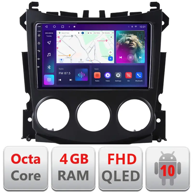 Navigație Android Nissan 370Z 2008-2012 cu GPS, CarPlay, Android Auto, 4GB+64GB Reducere