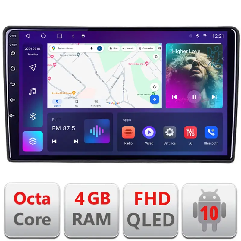 Navigație Android Kia Ceed 2007-2009, 4GB RAM, 64GB, CarPlay Preț promoțional