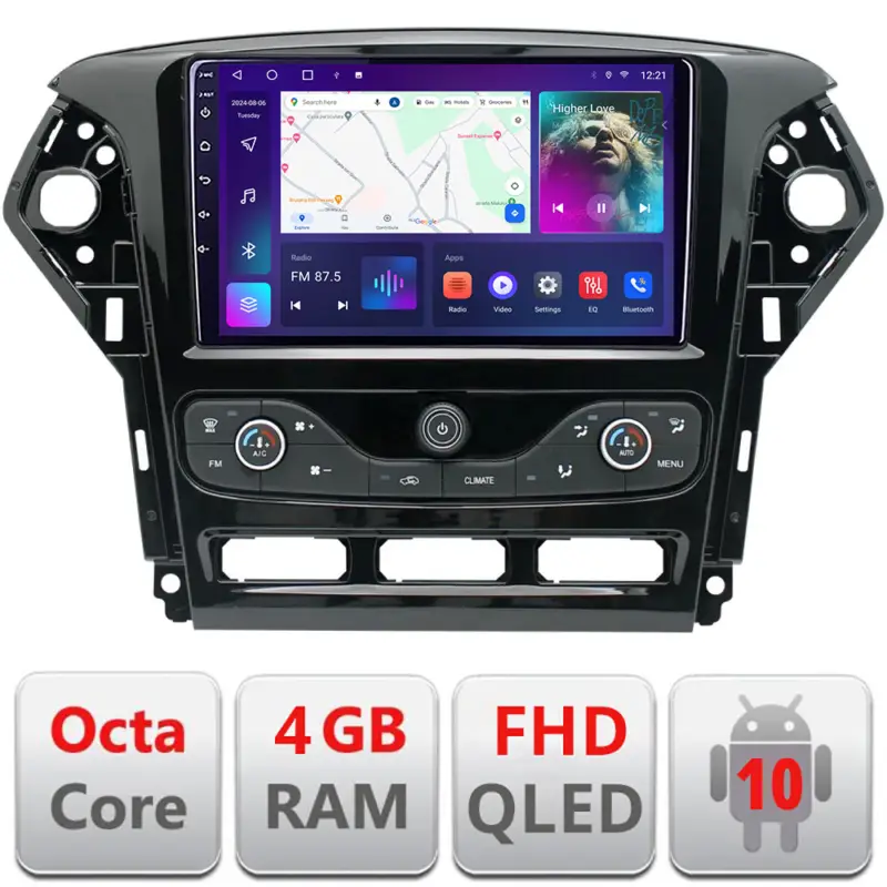 Retur gratuit Navigație Android Ford Mondeo 2011-2014, 4GB RAM, 64GB, CarPlay