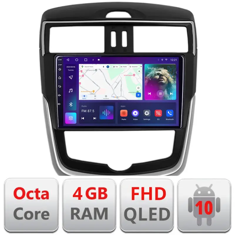 Chilipir Navigație Nissan Pulsar 2014-2018 Android 4GB+64GB CarPlay Android Auto