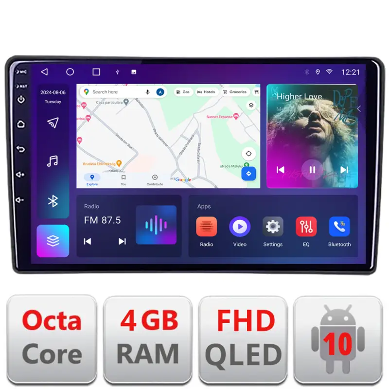 Lichidare de stoc Navigație Android VW Touareg 2002-2010, 4GB RAM, 64GB, CarPlay