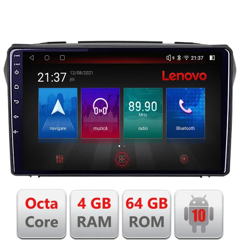 Navigație Suzuki Alto 2009-2016 Android 4GB RAM 64GB LTE GPS Resigilată Plată securizată