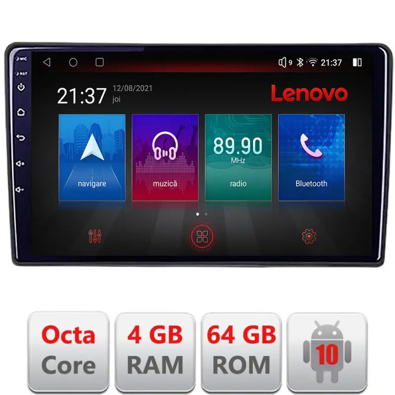 Preț redus Navigație Android Kia Ceed 2007-2009 cu GPS, LTE, 4GB RAM, 64GB, resigilată