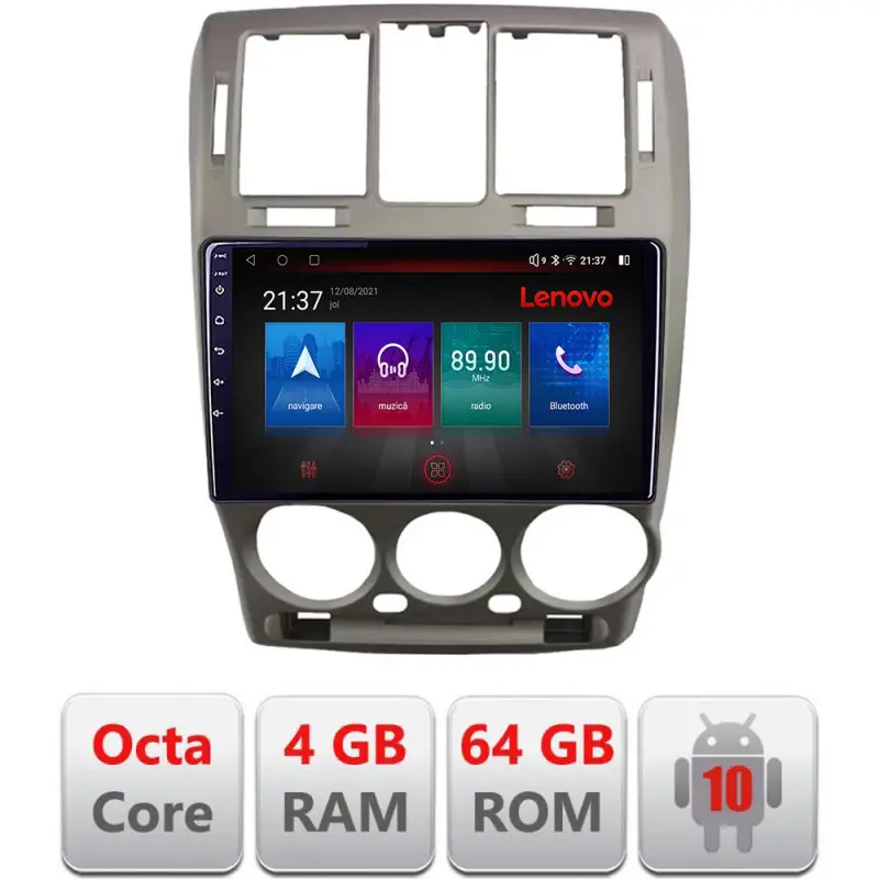 Navigație Hyundai Getz 2002-2010 Android 4GB+64GB LTE GPS multimedia Retur gratuit