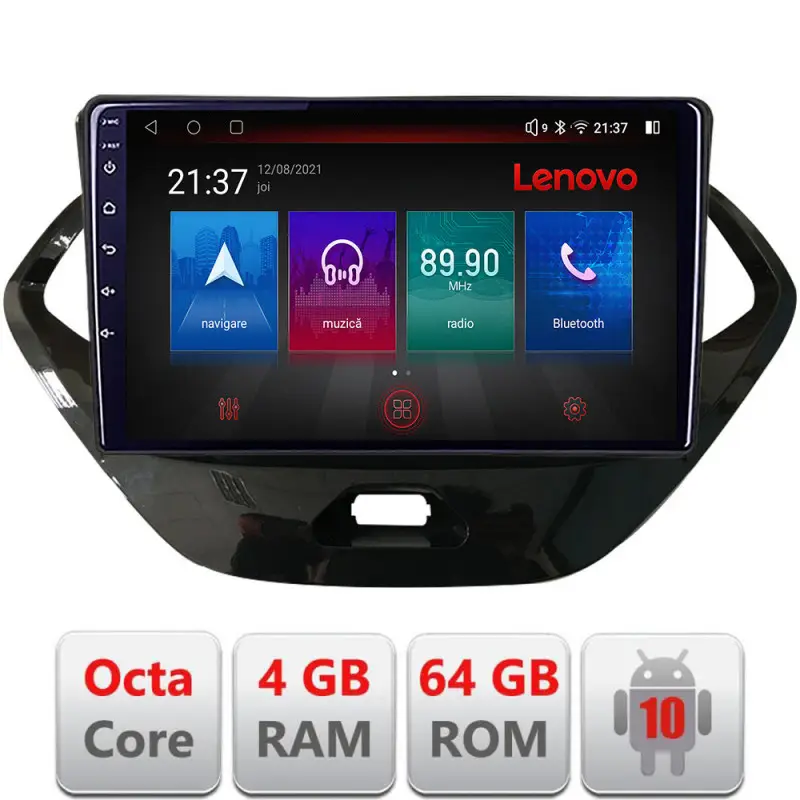 Retur gratuit Navigație Android Ford KA 2015-2020, 4GB RAM, 64GB, LTE, GPS, resigilată