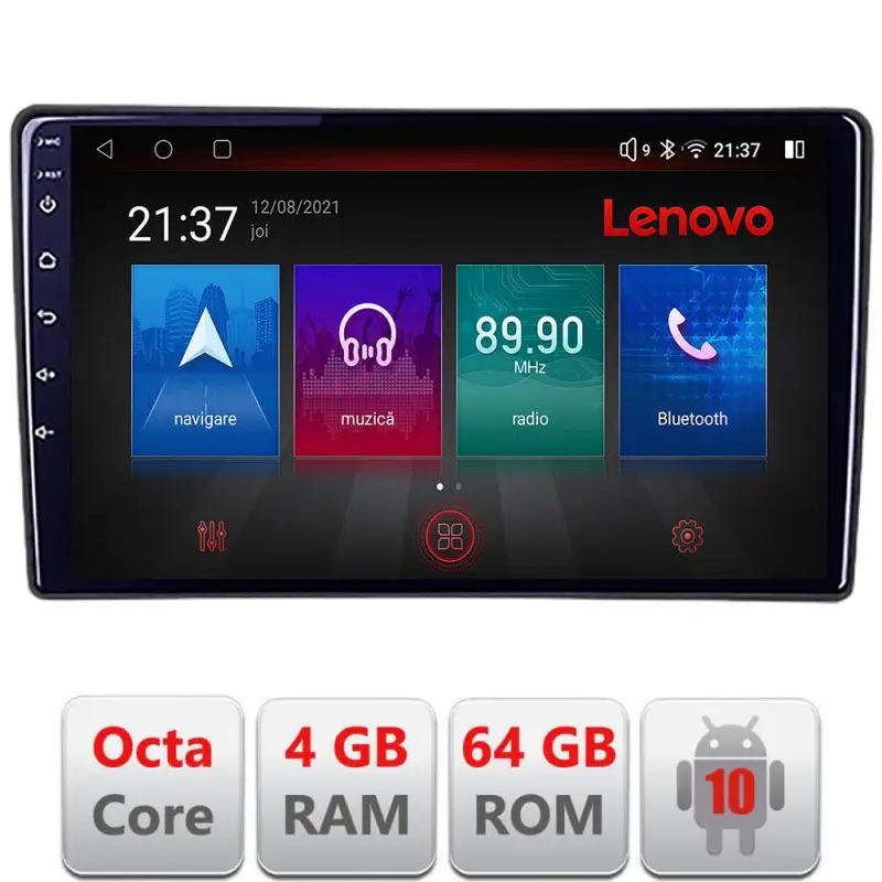 Navigație Android Suzuki Splash Opel Agila 2008-2014, 4GB RAM, 64GB, LTE Lichidare de stoc