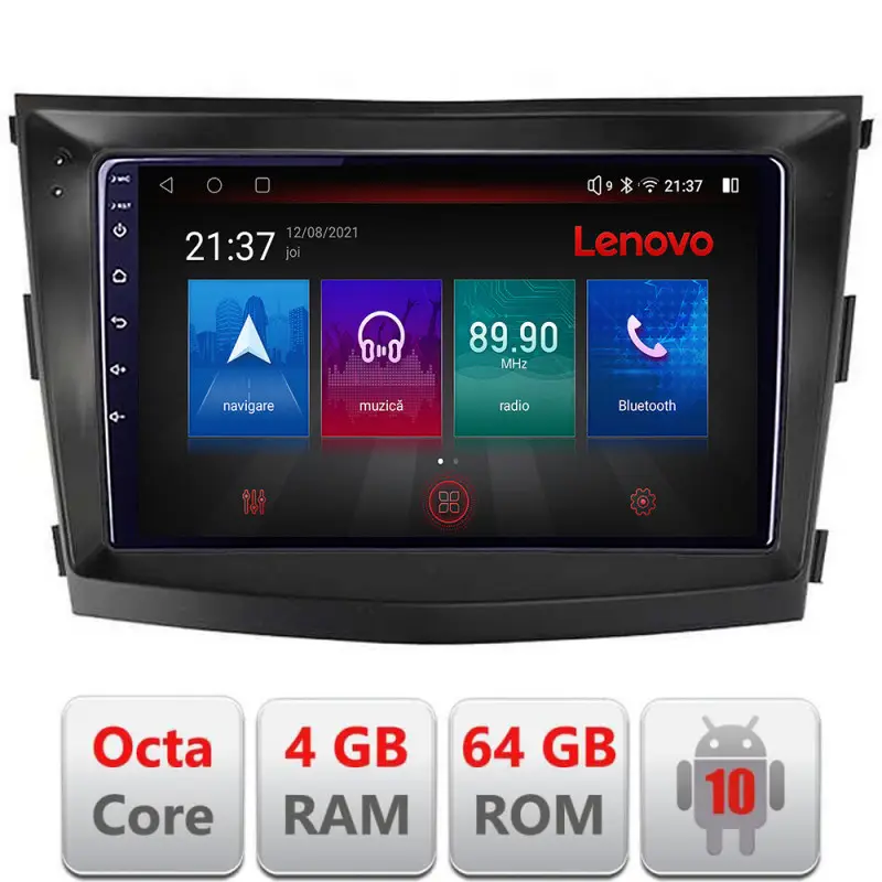 Navigație Android SsangYong Tivoli 2015-2019, 4GB RAM, 64GB, 4G LTE Bestseller