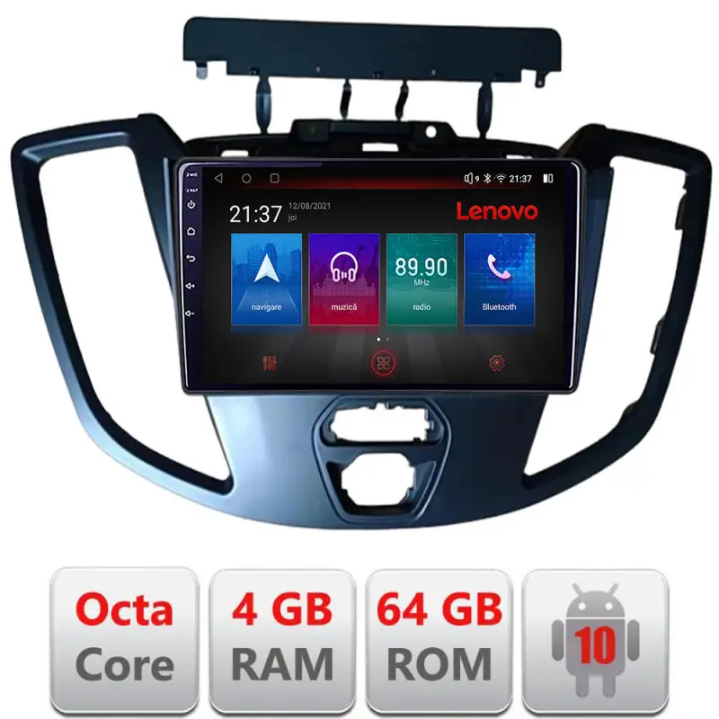 Reducere specială Navigatie Android Ford Transit 2015-2020, 4GB RAM, 64GB, LTE, GPS, resigilata