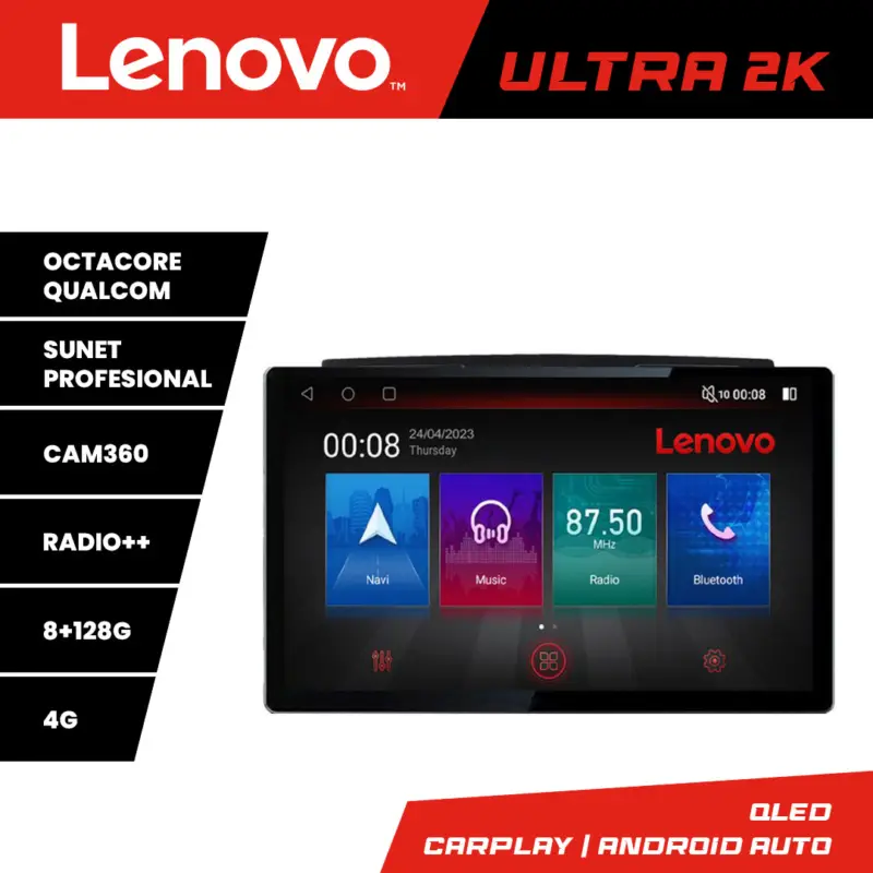 Ofertă Navigatie Android Ford Fiesta MK5 2002-2008, 13 inch 2K QLED, 8GB RAM