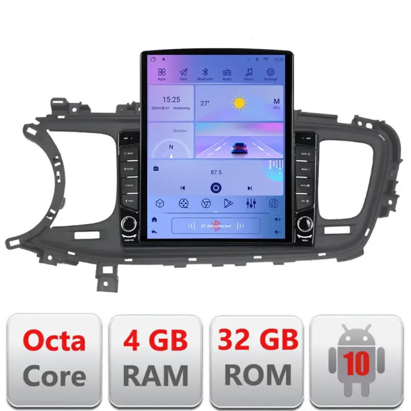 Navigație Android 9.7 pentru Kia Optima 2014-2015, GPS, LTE, Octa Core Retur ușor