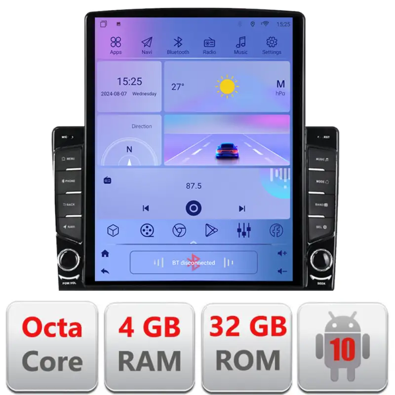 Navigație Android Kia Ceed 2010-2012, ecran 9.7 inch, Octa Core, 4GB+64GB, LTE Transport gratuit