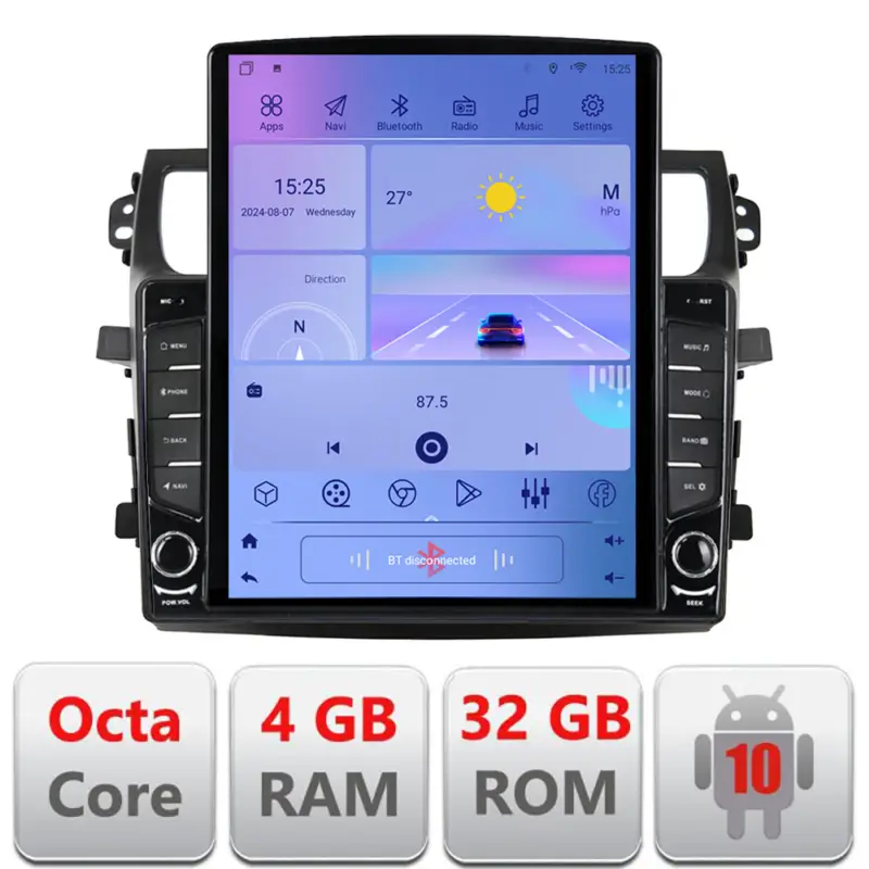 Plată sigură Navigație Android Suzuki Celerio 2014-2021, ecran 9.7 inch, Octa Core, 4GB+64GB LTE