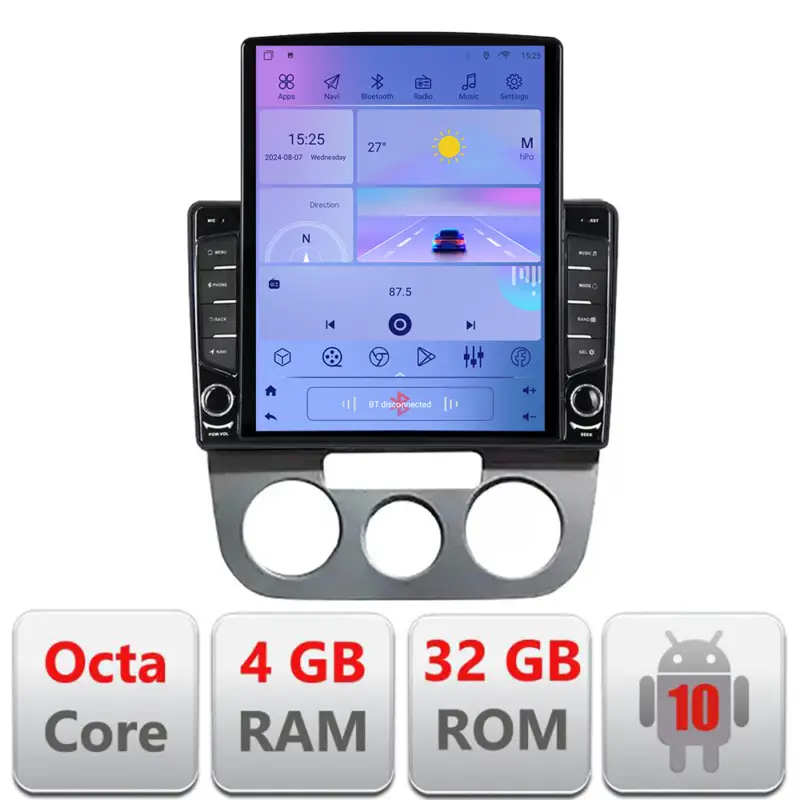 Navigație Android VW Golf 5 2004-2010, 9.7 inch, Octa Core, 4GB+64GB, LTE Lichidare de stoc