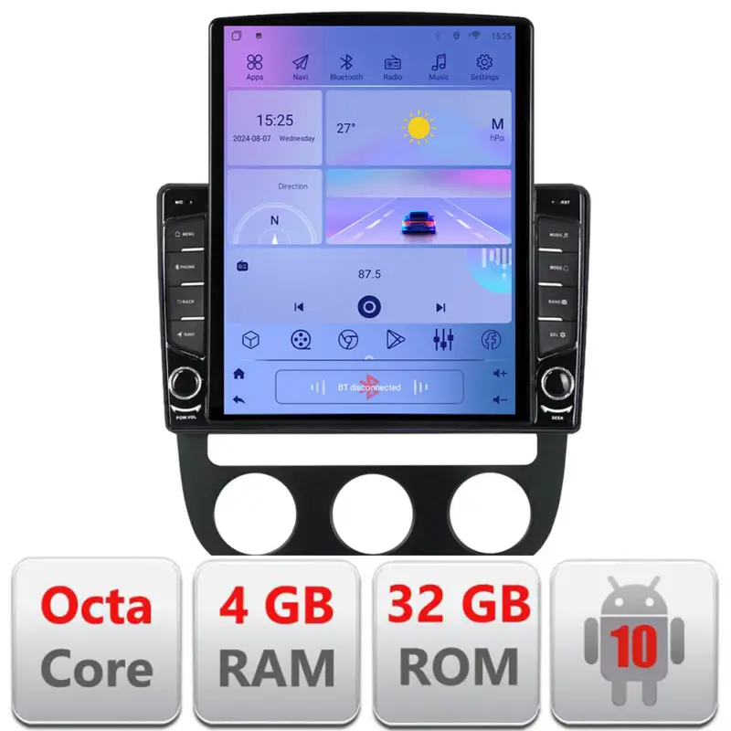 Reducere specială Navigație Android VW Golf 5 2004-2010, 9.7 inch, Octa Core, 4GB+64GB, LTE