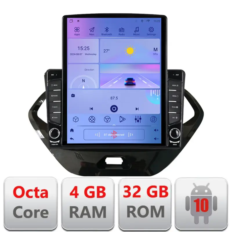 Livrare rapidă Navigație Android Ford KA 2015-2020, ecran 9.7 inch, Octa Core, 4GB RAM