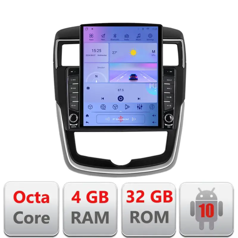 Navigație Android Nissan Pulsar 2014-2018, GPS LTE, Octa Core, 4GB RAM Reduceri