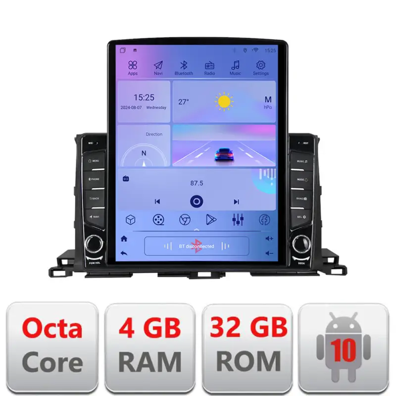 Reducere de preț Navigatie Android Toyota Highlander 2013-2018, ecran 9.7 inch, 4GB RAM, LTE