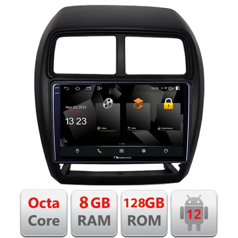 Expediere rapidă Navigatie Android Mitsubishi ASX 2017-2021 facelift, 8GB RAM, 128GB
