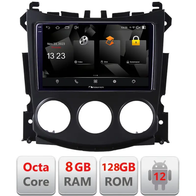 Premium Navigație Android Nissan 370Z 2008-2012, GPS, CarPlay, 8GB RAM, 128GB