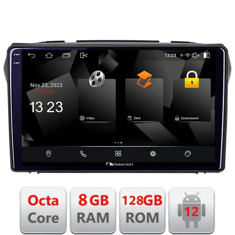 Cel mai bun preț Navigație Android Suzuki Alto 2009-2016, 8GB RAM, 128GB, CarPlay