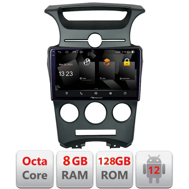 Discount Navigație Android Kia Carens 2006-2012 cu 8GB RAM, 128GB și CarPlay