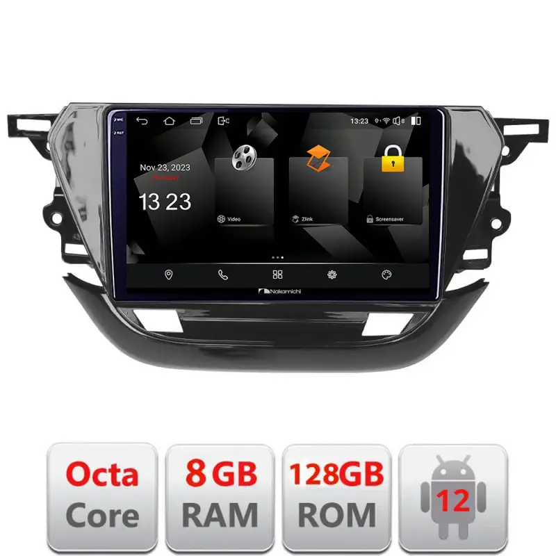 Lichidare de stoc Navigatie Android Opel Corsa F 2019+ cu GPS, CarPlay, Android Auto, 8GB+128GB