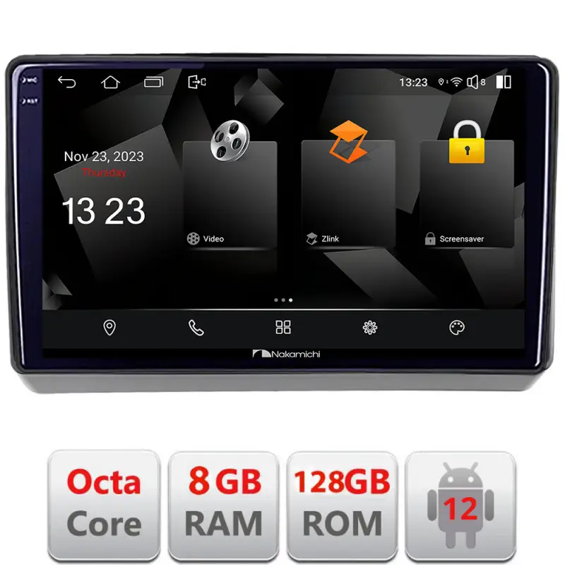 Retur ușor Navigație Android Dodge Challenger 2015-2021, 8GB RAM, 128GB, CarPlay