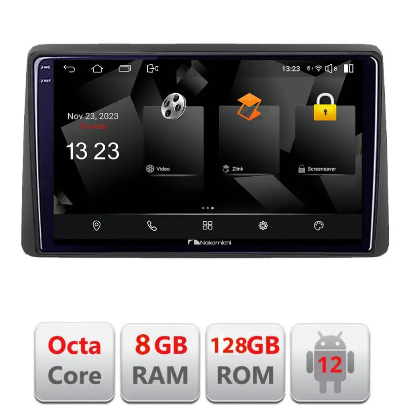 Noutate Navigație Android Dacia Duster 2023 cu GPS, CarPlay, 8GB RAM și 128GB